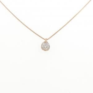 K18PG ダイヤモンド ネックレス 0.20CT