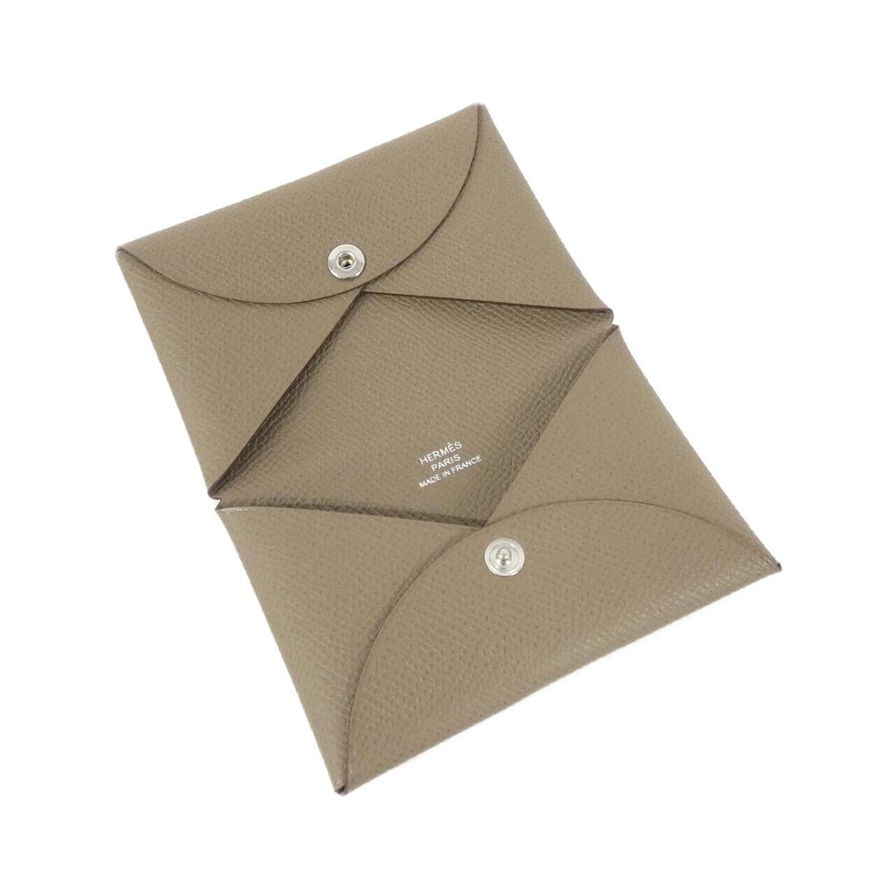 【未使用品】エルメス カルヴィ 044164CK カードケース