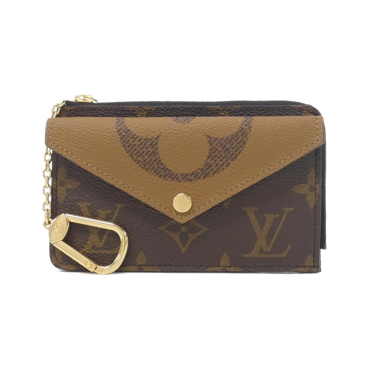 LOUIS VUITTON Monogram Reverse Porto Cult Recto Verso M81303 Coin &amp; Card Case