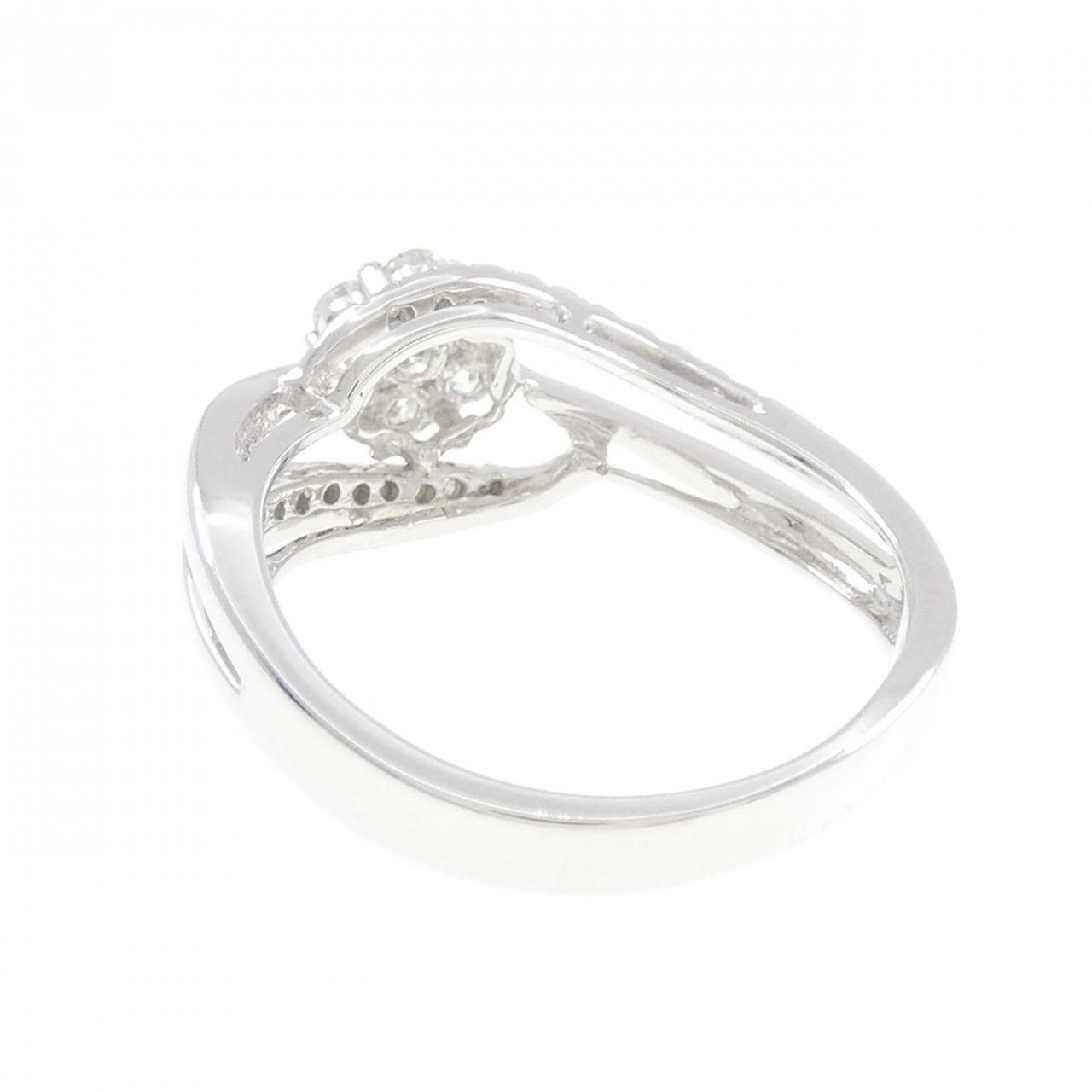 750WG ダイヤモンド リング 0.44CT