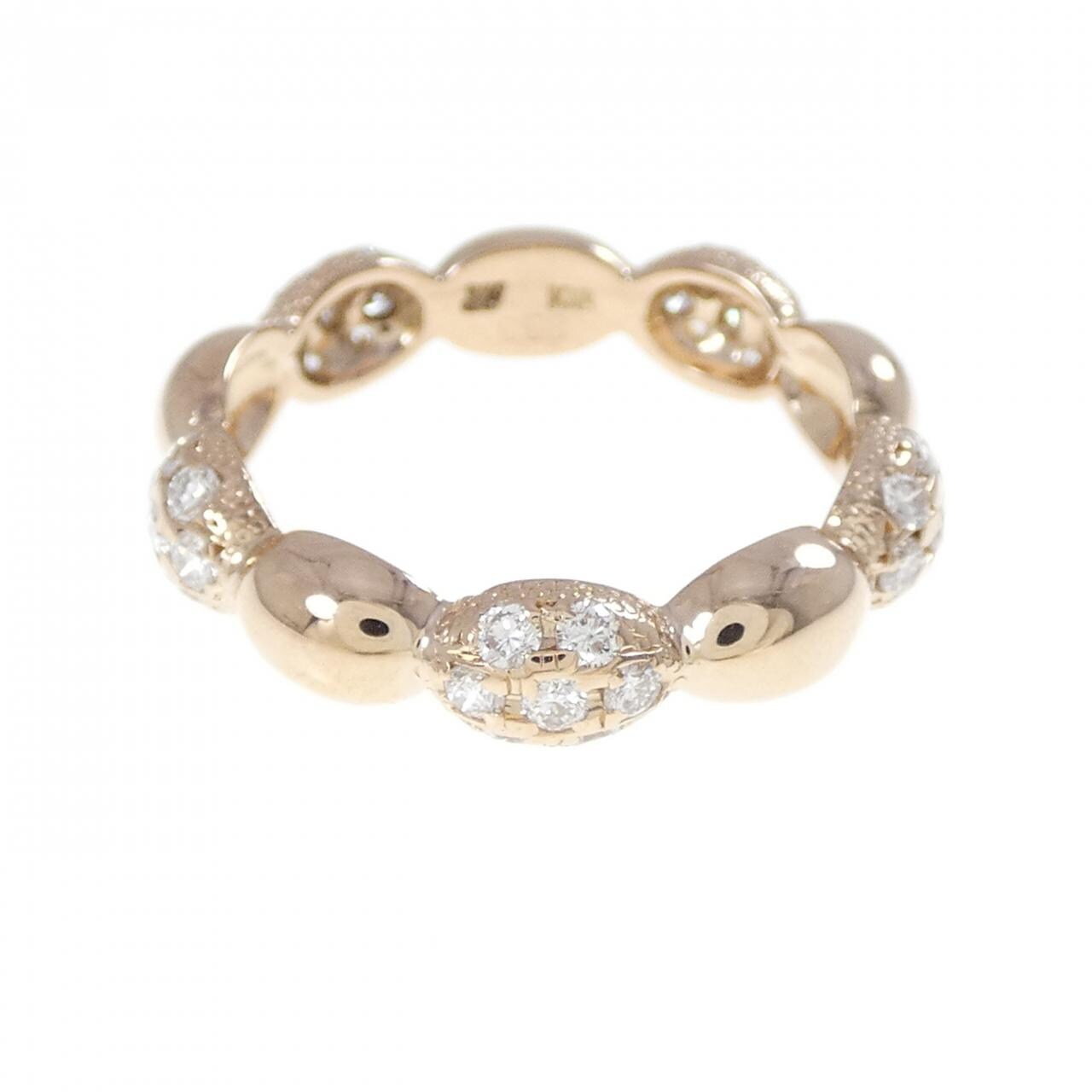 K18PG ダイヤモンド リング 0.58CT