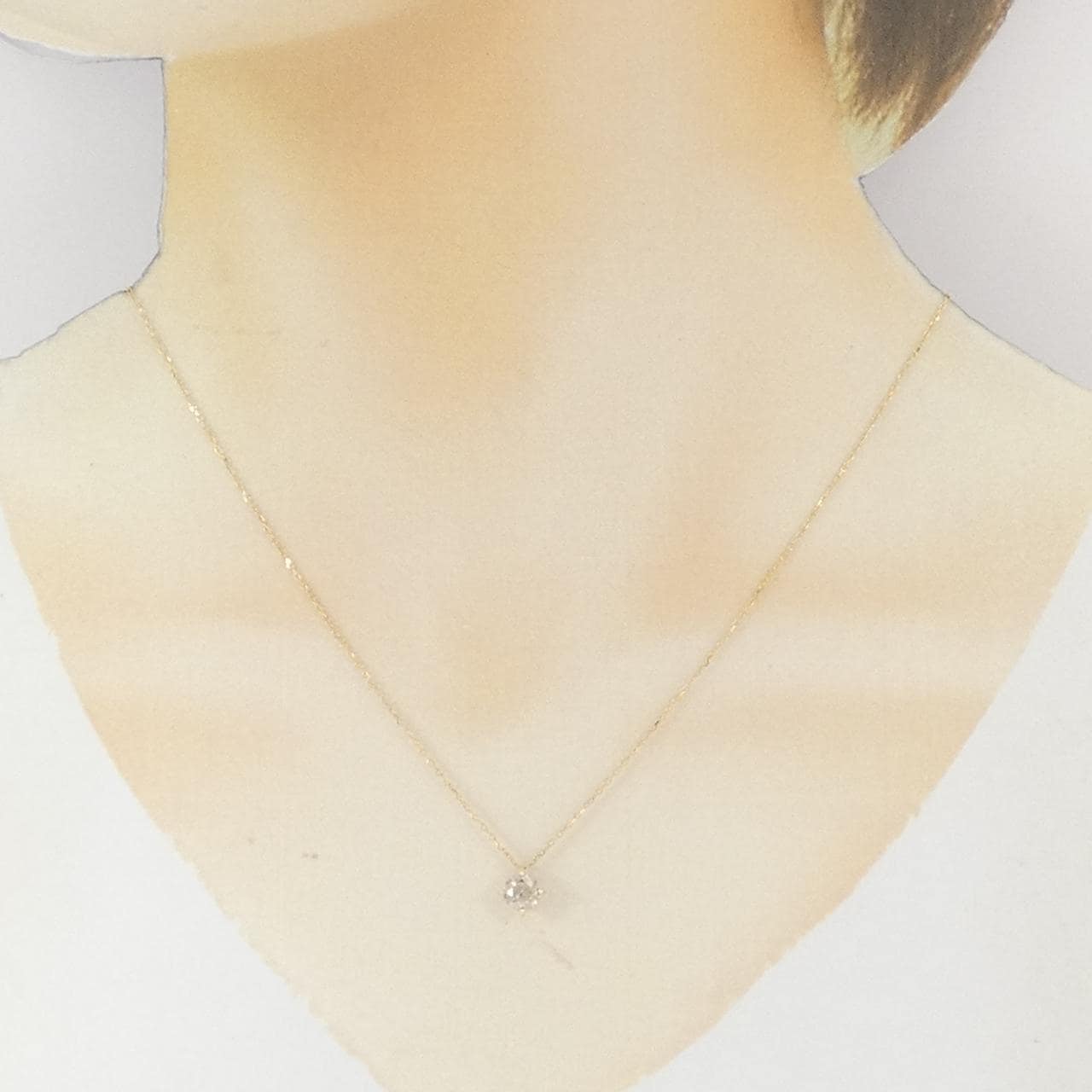 カシケイ ソリティア ネックレス 0.55CT