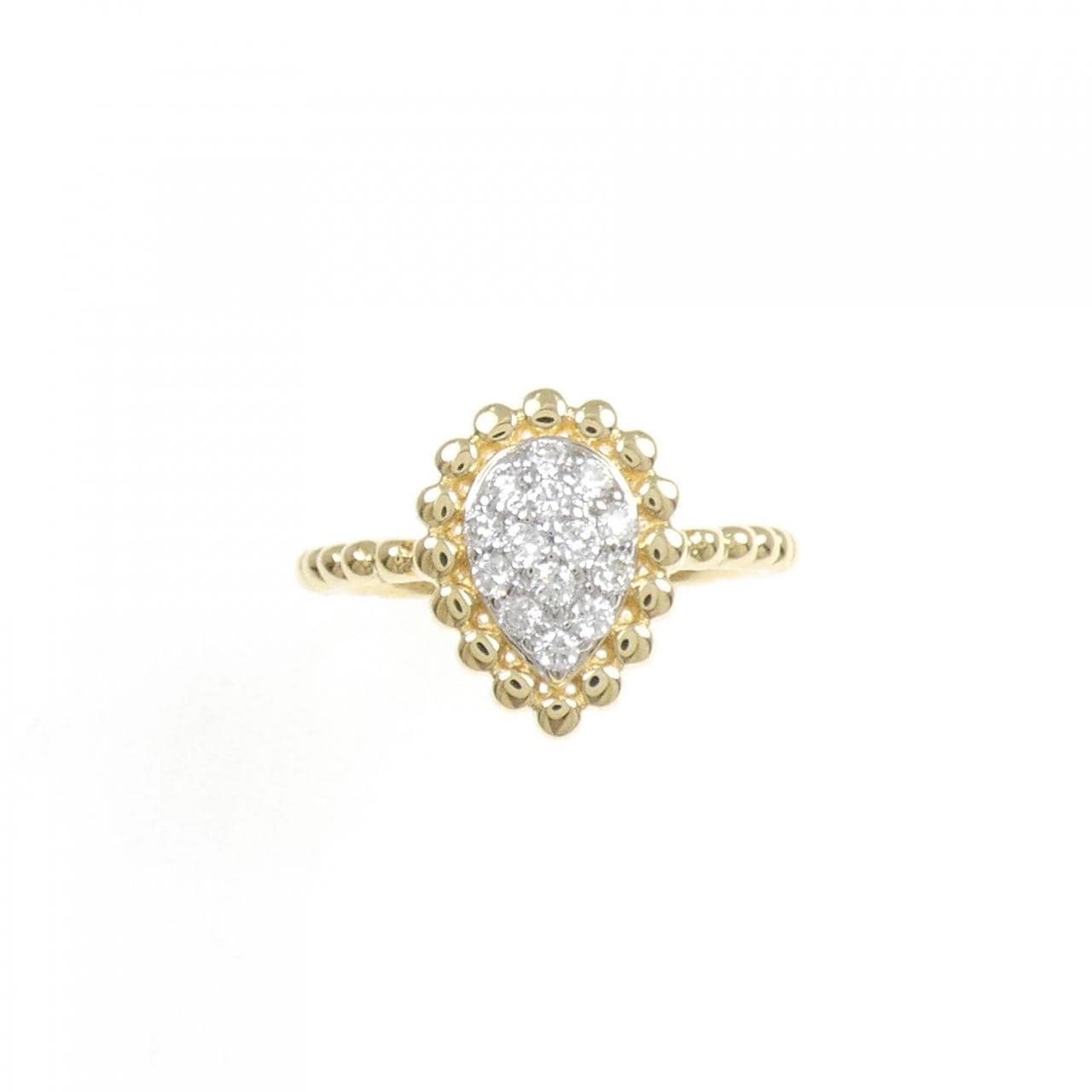 750YG/750WG ダイヤモンド リング 0.25CT