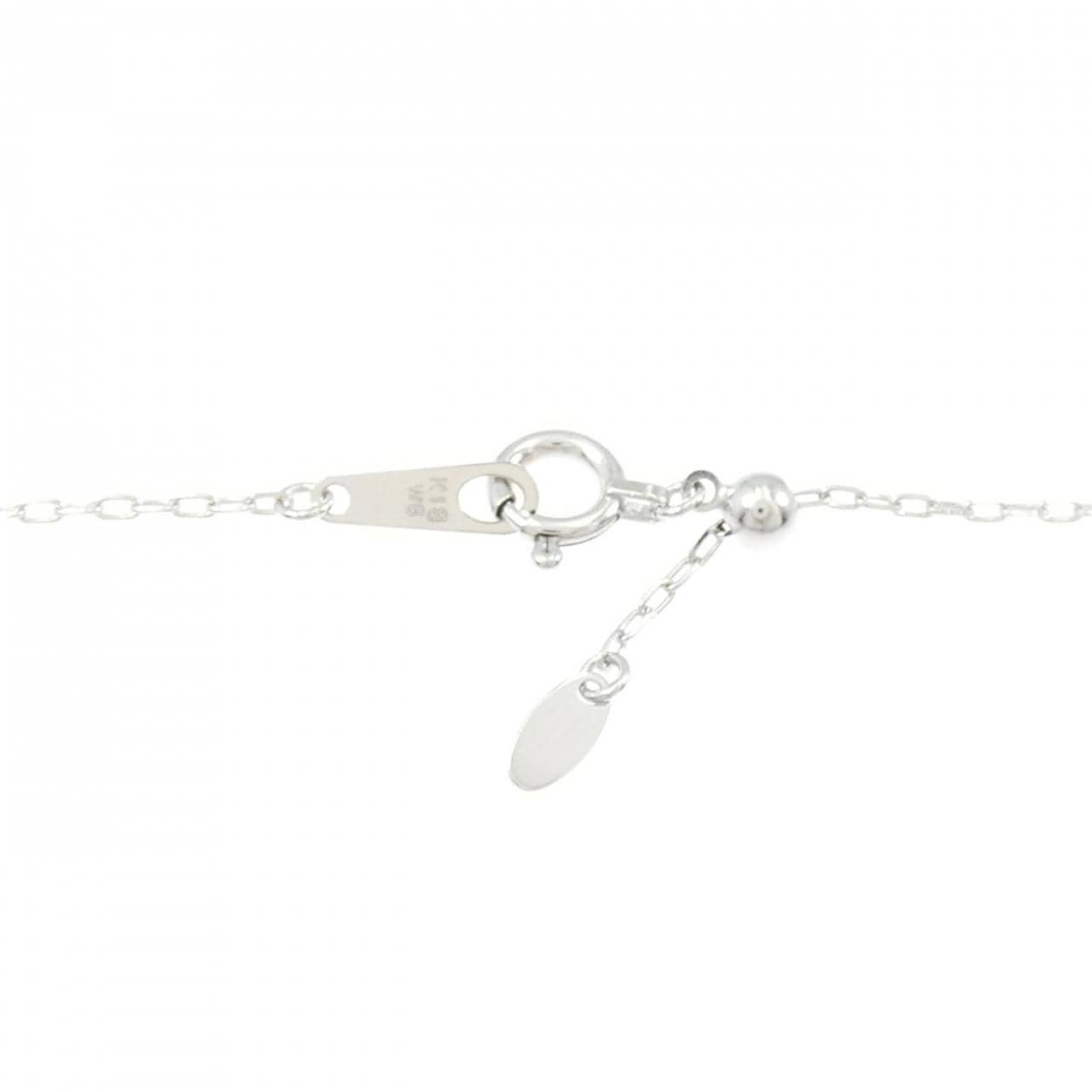 K18WG 黒蝶パール ネックレス 11.8mm