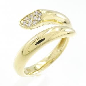 K18YG ダイヤモンド リング 0.10CT