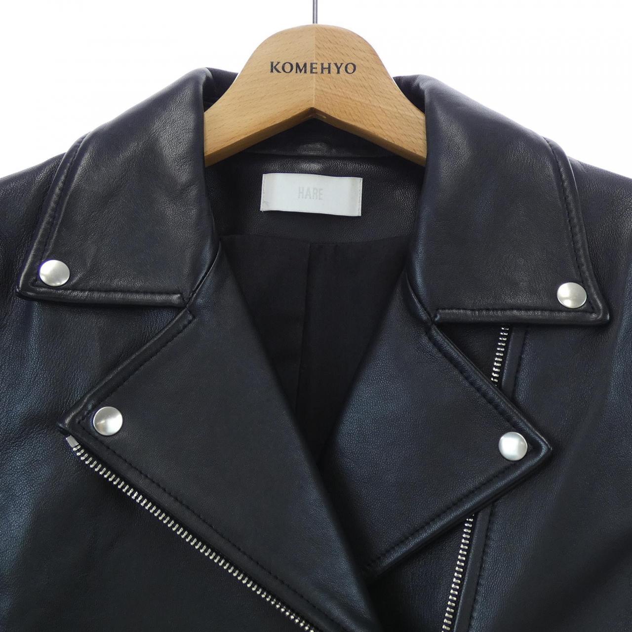 ハレ HARE レザーライダースジャケット
