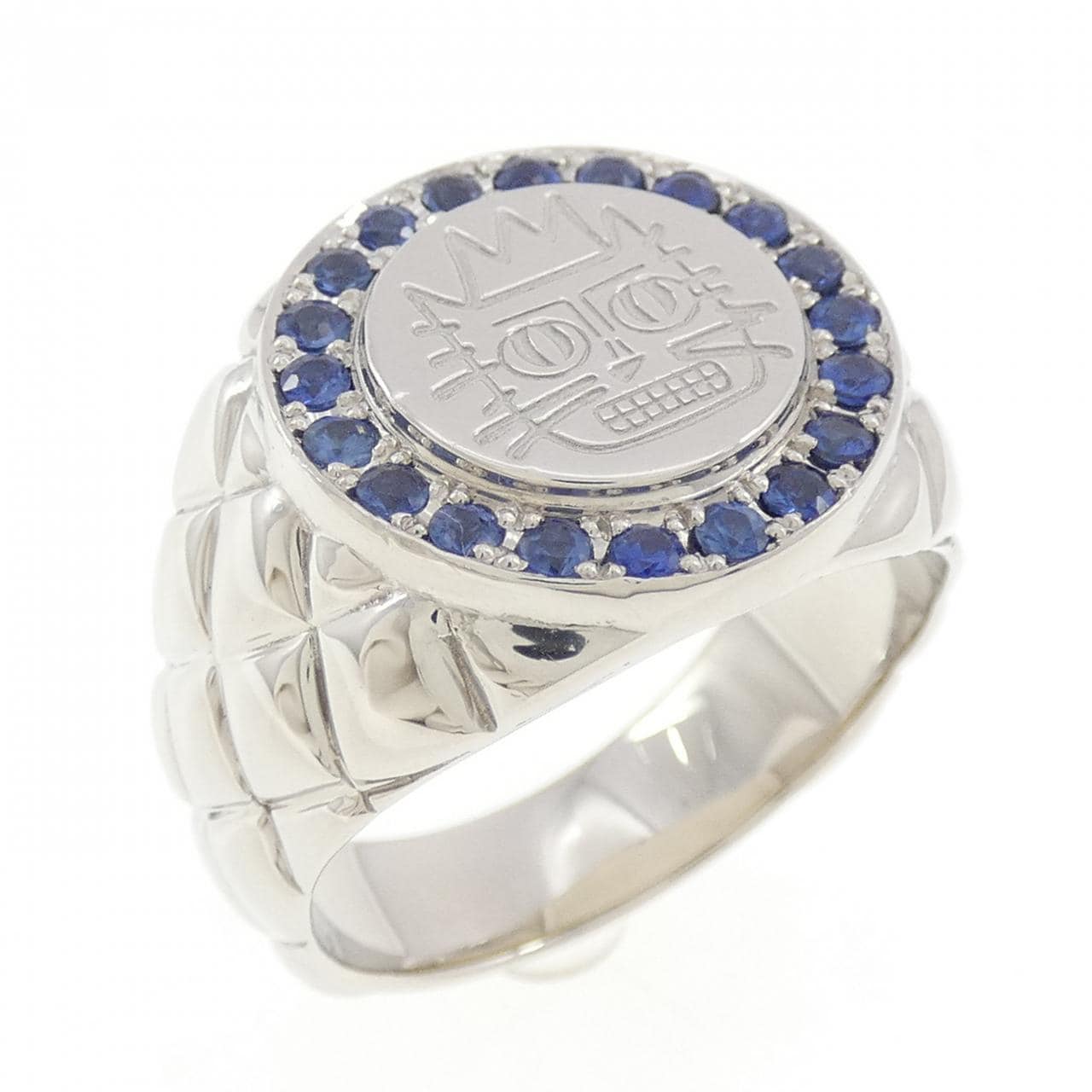 PT900 サファイヤ リング 0.65CT