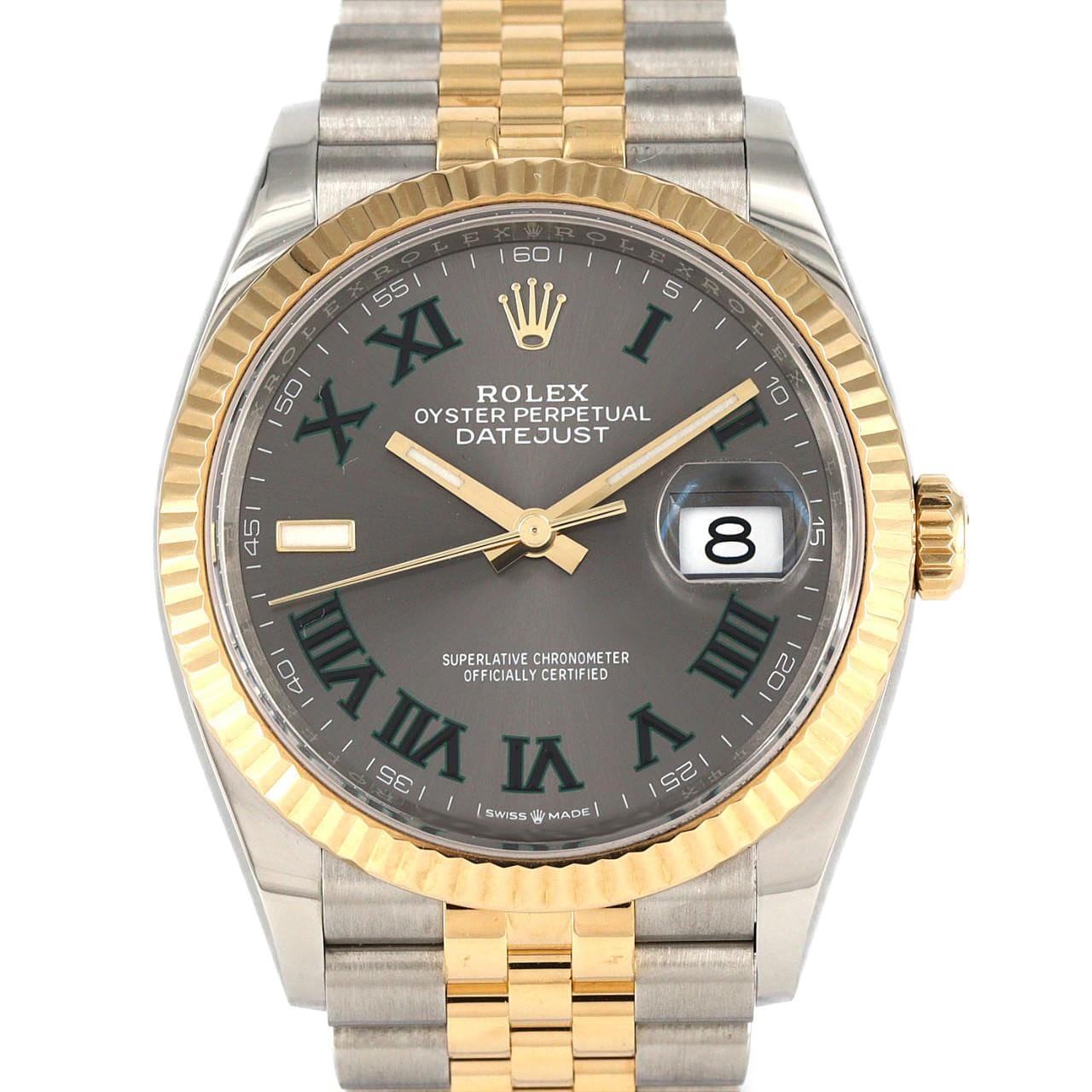 ロレックス デイトジャスト 126233 SSxYG 自動巻 ランダム番