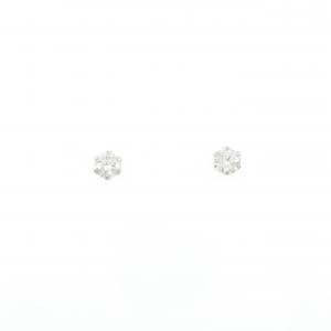PT900 ソリティア ダイヤモンド ピアス 0.30CT