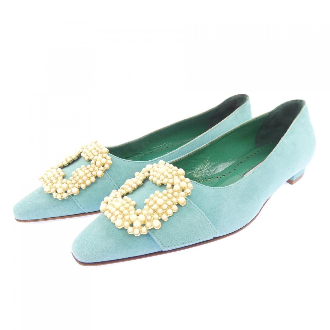 マノロブラニク MANOLO BLAHNIK GIBFLA フラットシューズ