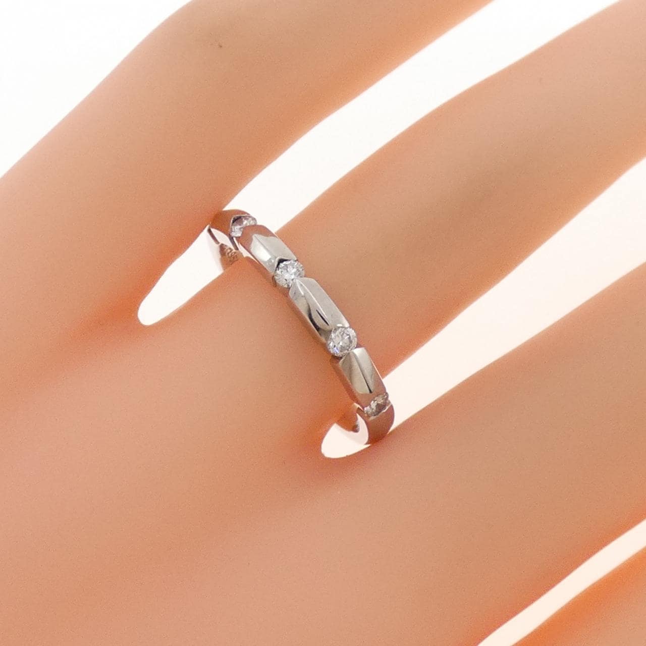 PT950 ダイヤモンド リング 0.20CT