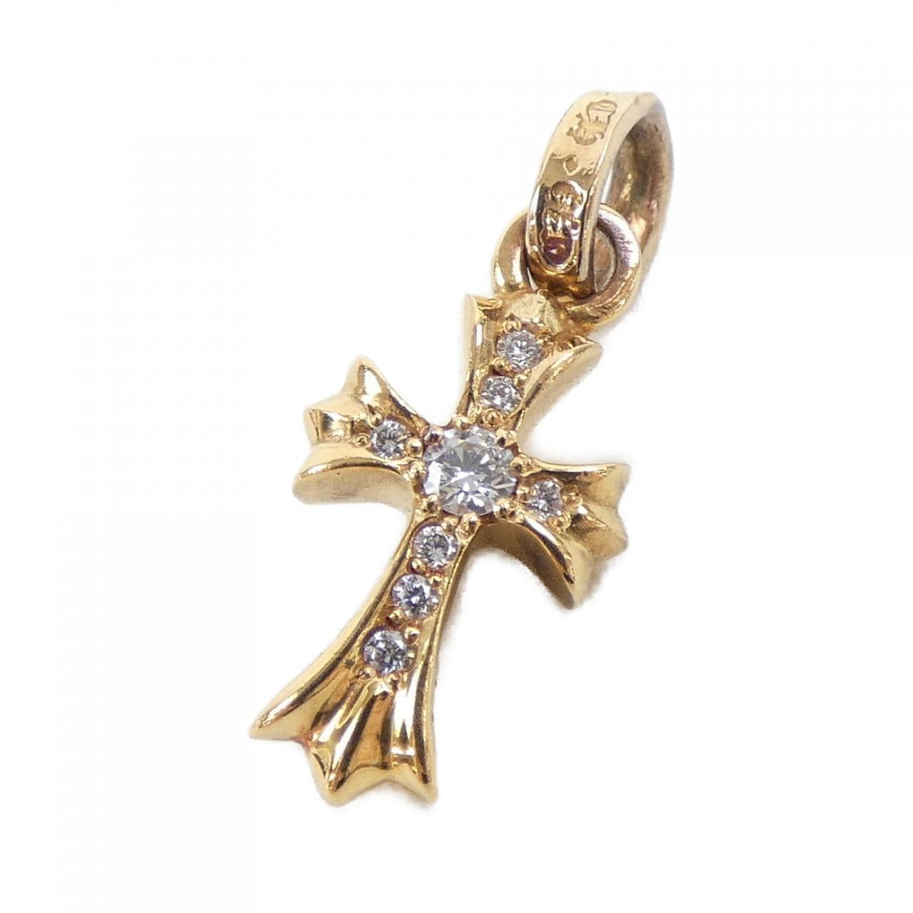 クロムハーツ CHROME HEARTS CH CROSS BABY FAT PAVE DMND 202033722GLDXXX036 ペンダント