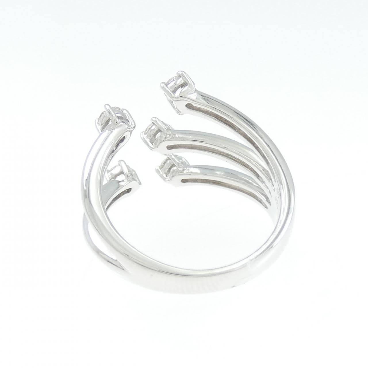 K18WG ダイヤモンド リング 0.25CT