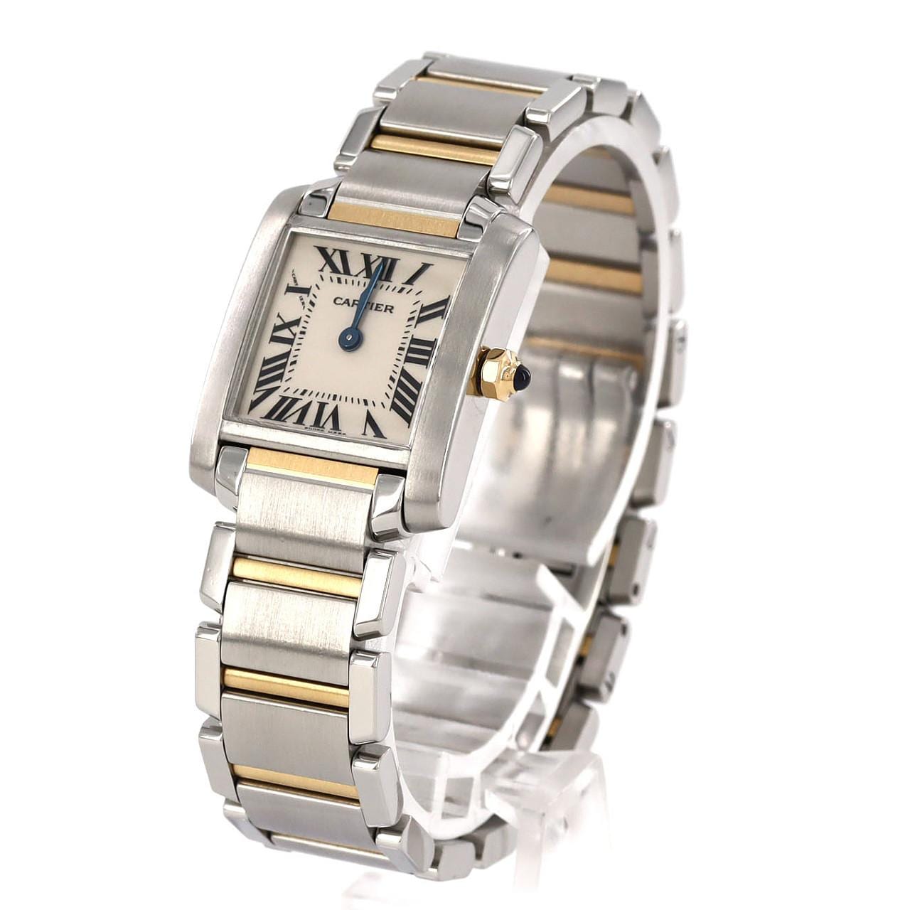 カルティエ タンクフランセーズSM コンビ W51007Q4 SSxYG クォーツ