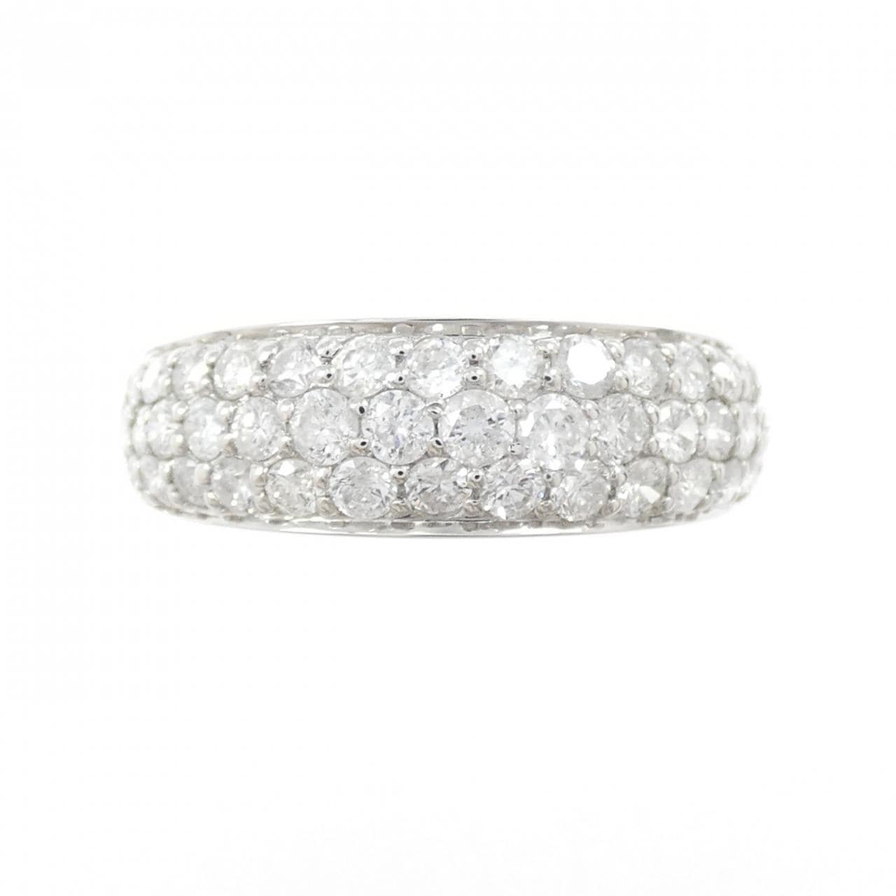 PT900 パヴェ ダイヤモンド リング 1.00CT