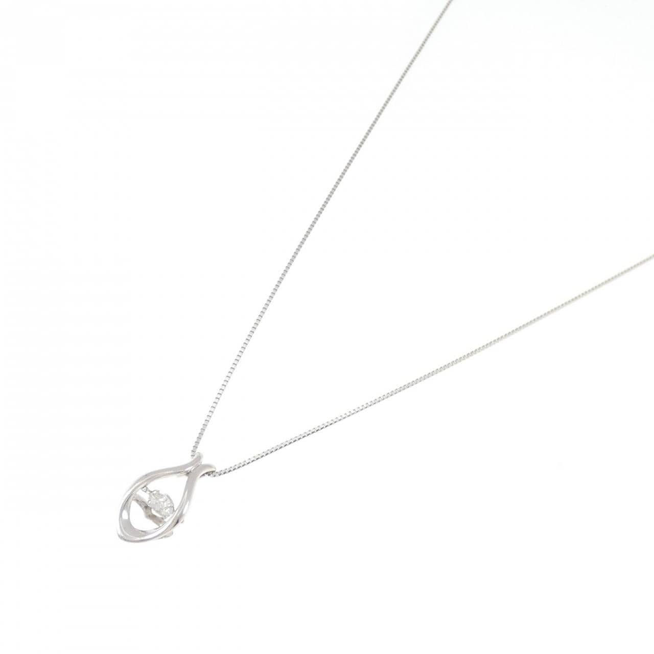 PT900/PT850 ダイヤモンド ネックレス 0.18CT