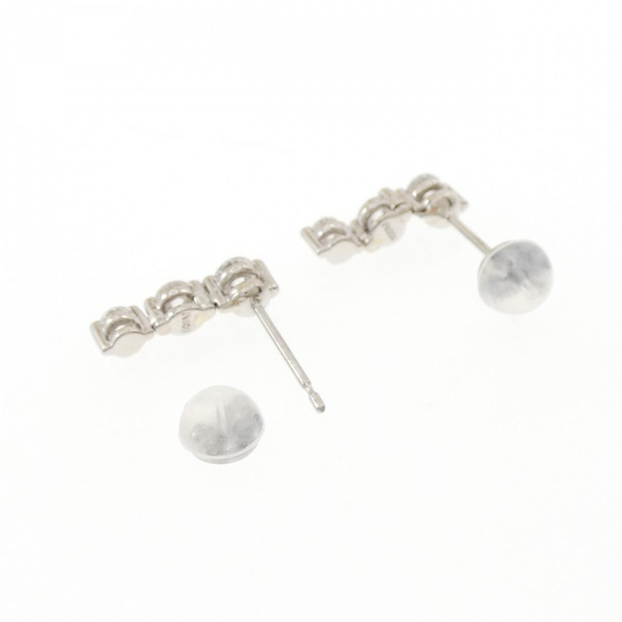 PT900 Diamond Earrings