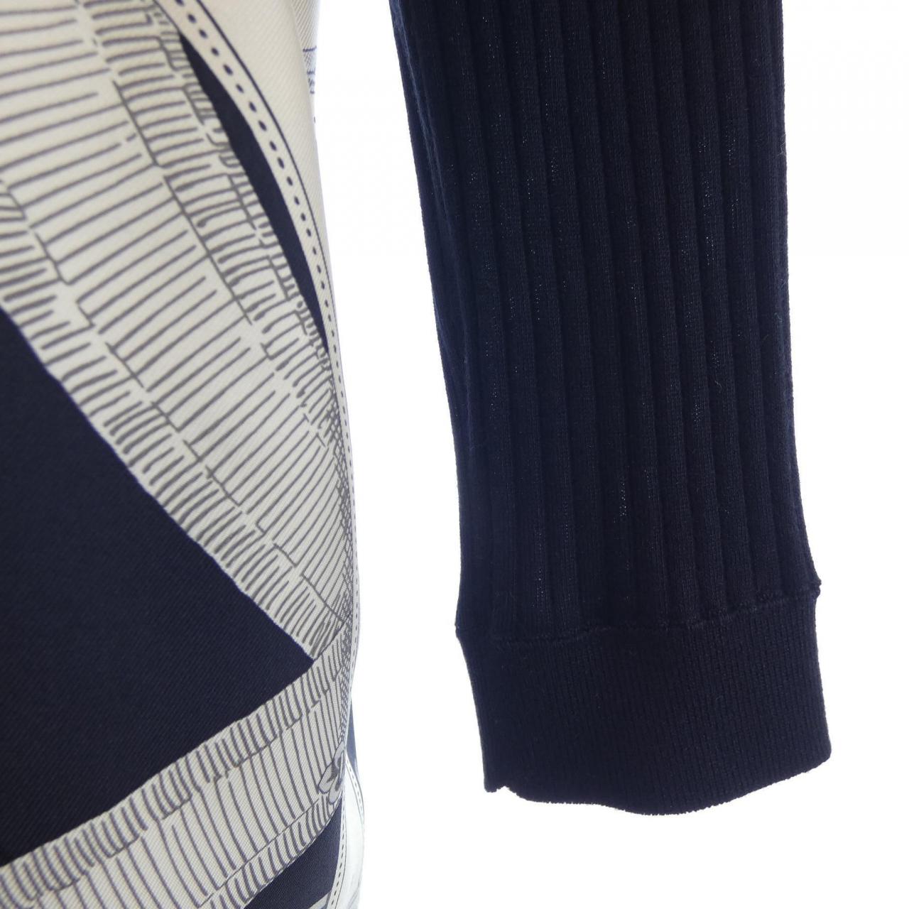 エルメス HERMES CAVAL CADOUR *76-7755 ツイルレーヌ ワンピース