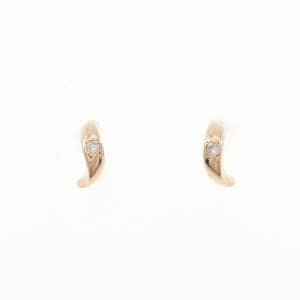 K18PG ダイヤモンド ピアス