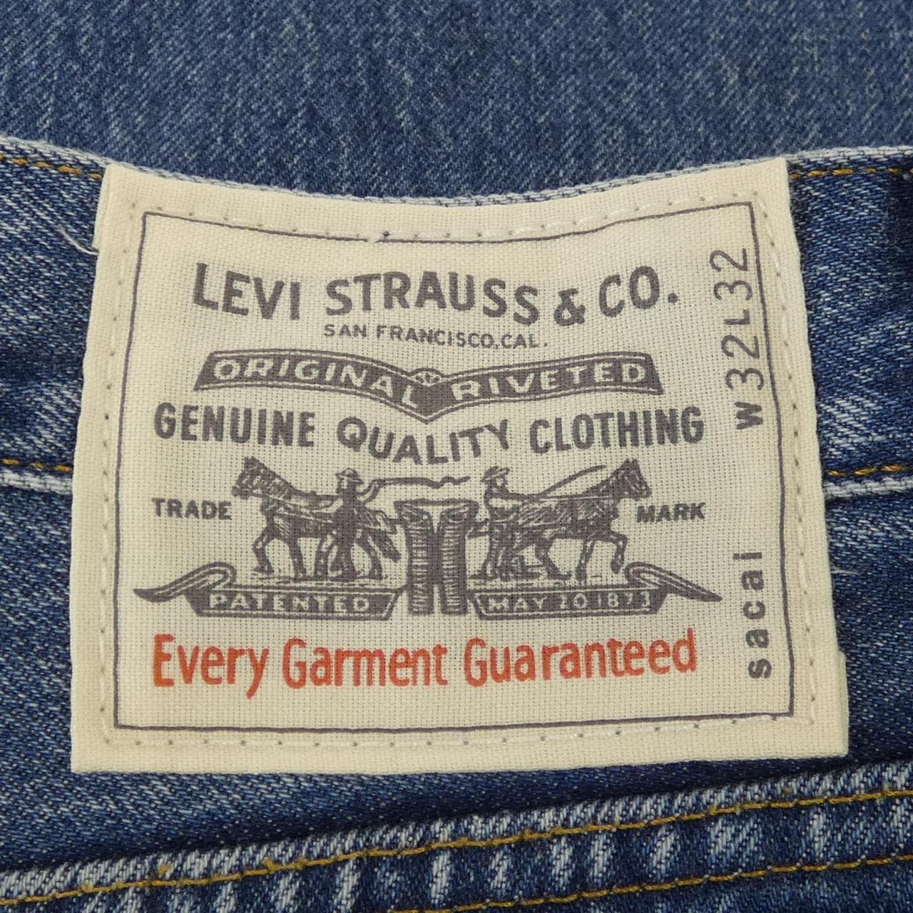 サカイ SACAI Levi's Denim Pants 25-0962S UNISEX ジーンズ