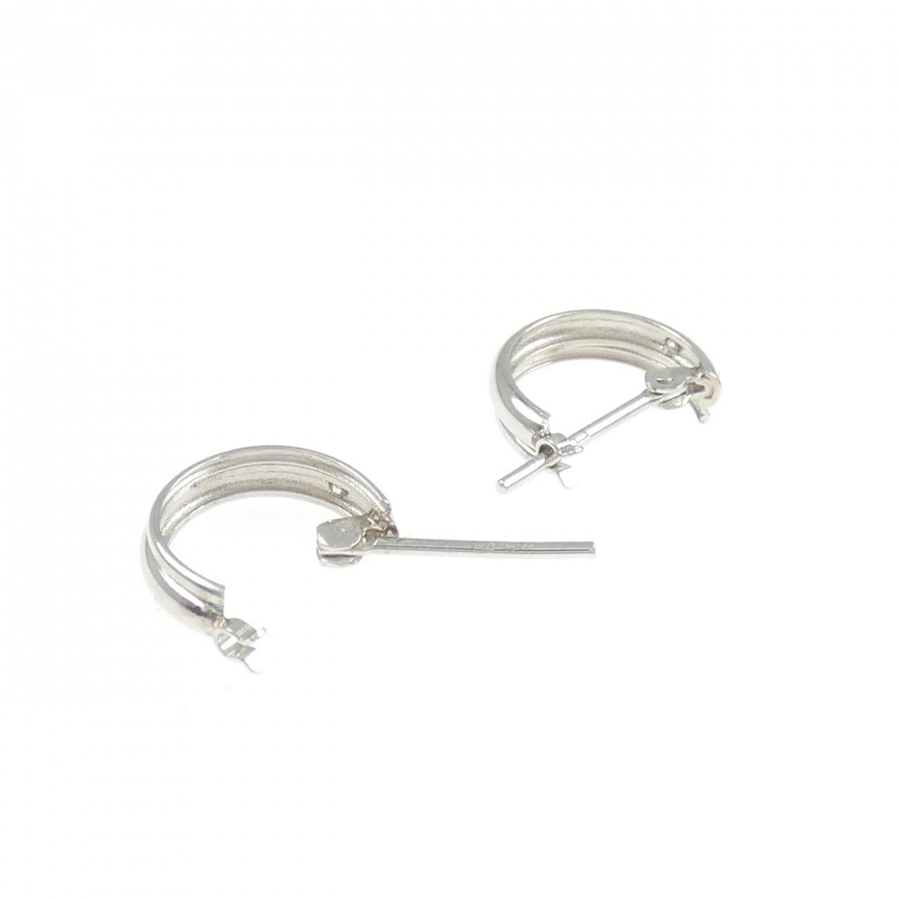 PT950 ダイヤモンド ピアス 0.02CT