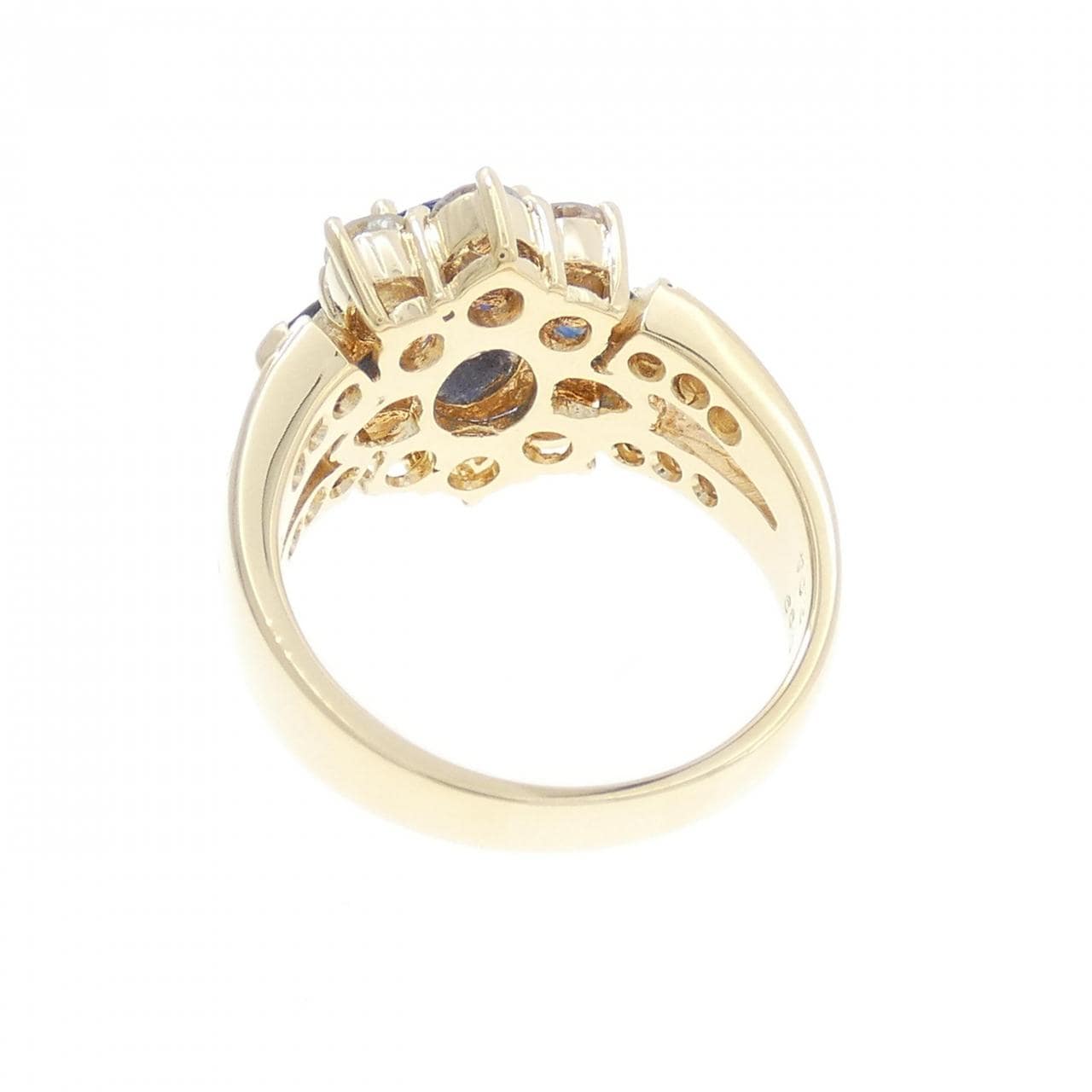 K18YG サファイヤ リング 2.04CT