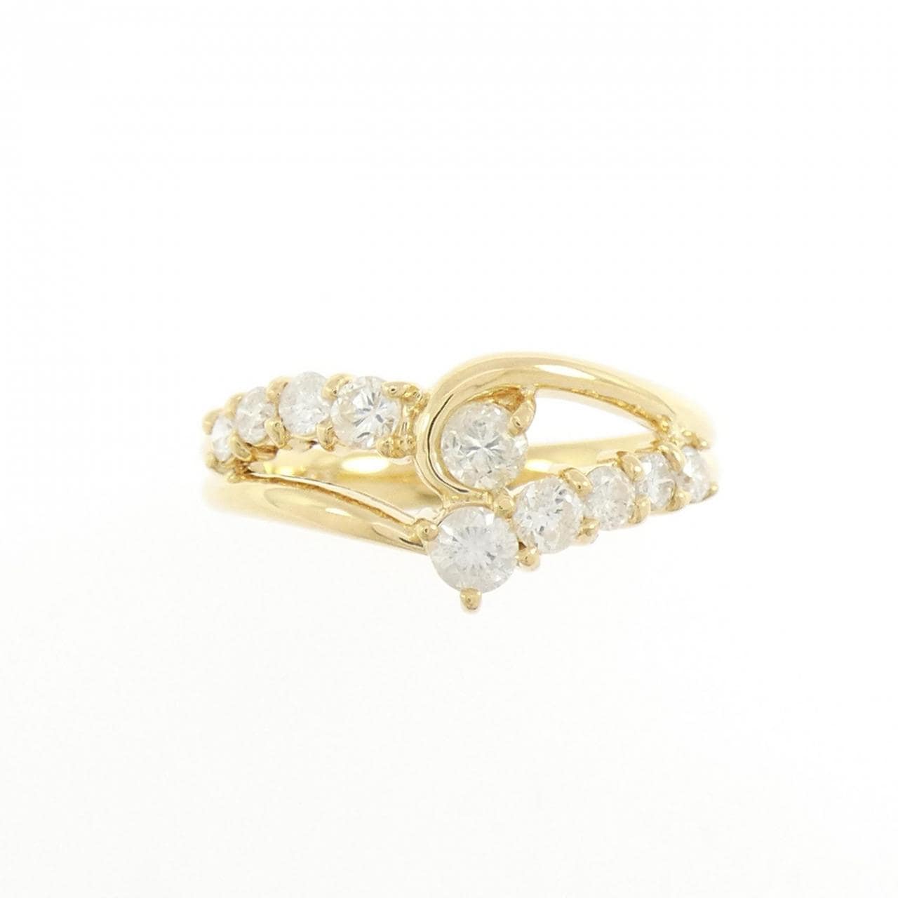 K18YG ダイヤモンド リング 0.54CT