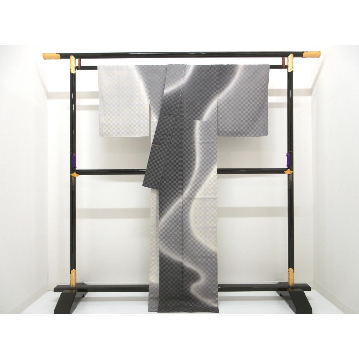 【未使用品】単衣　訪問着　ボカシ染