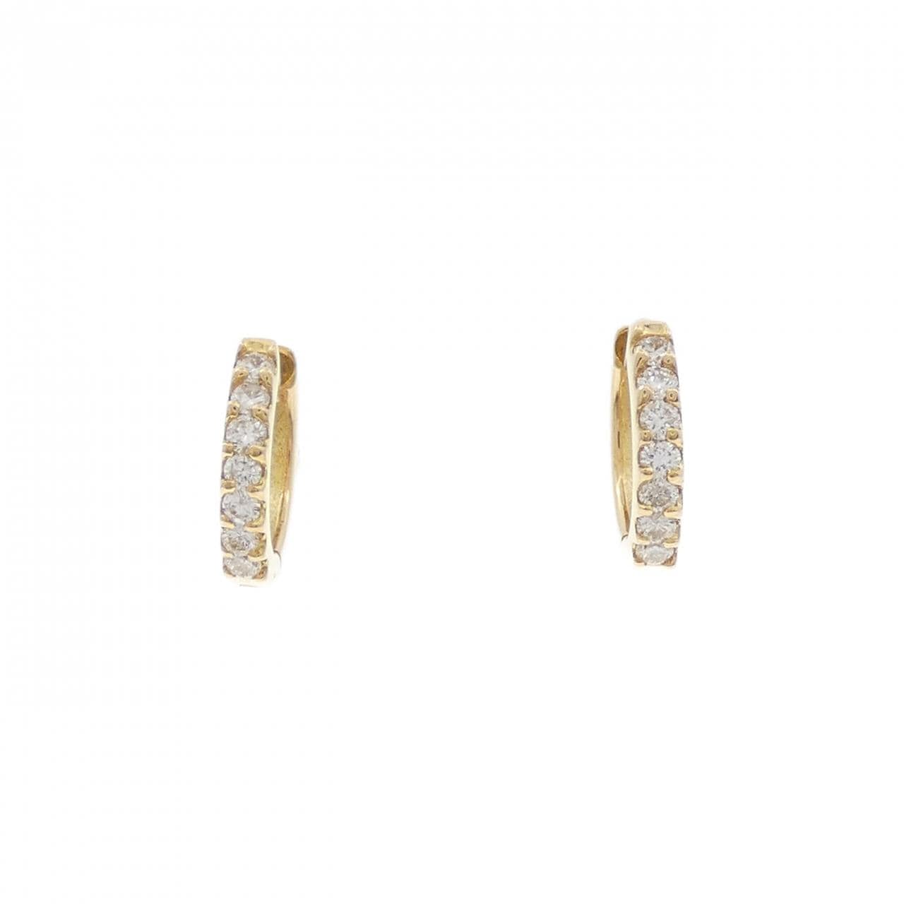 K18YG ダイヤモンド ピアス 0.20CT