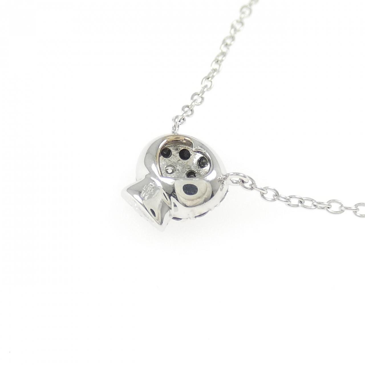 ポンテヴェキオ スカル ダイヤモンド ネックレス 0.14CT
