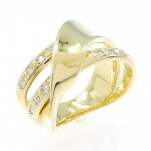 K18YG ダイヤモンド リング 0.20CT