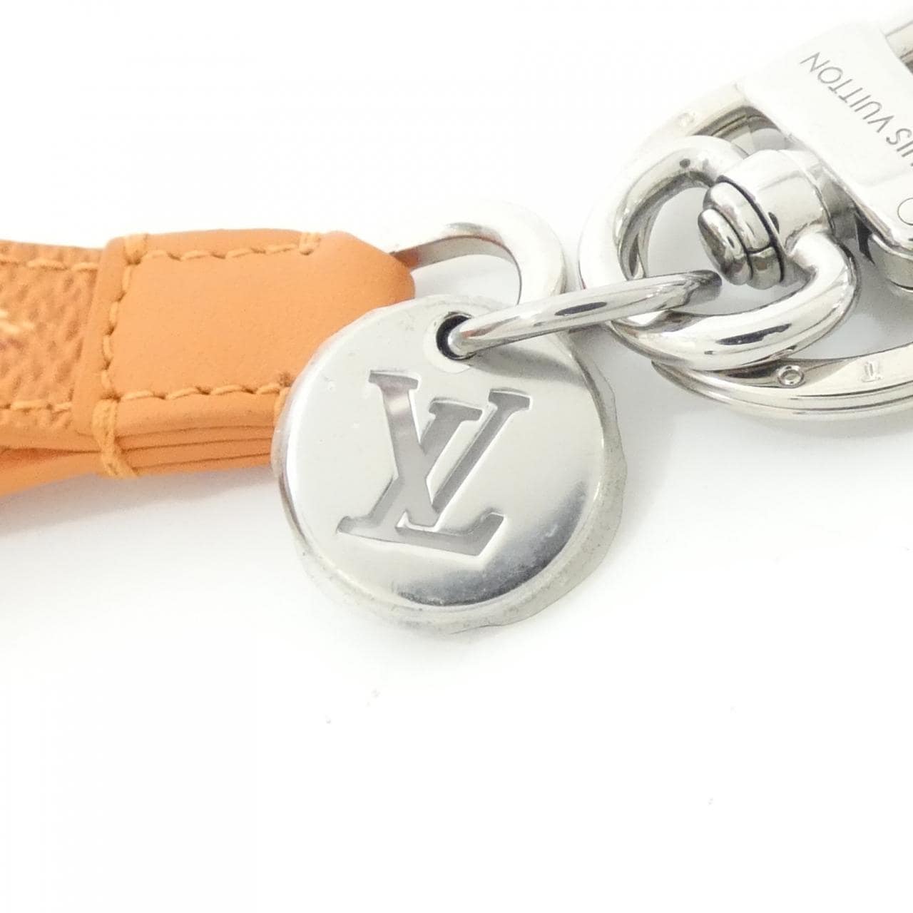 ルイヴィトン モノグラム ヘリテージ キーホルダー&バッグチャーム LVスリム ドラゴンヌ M03351 キーリング
