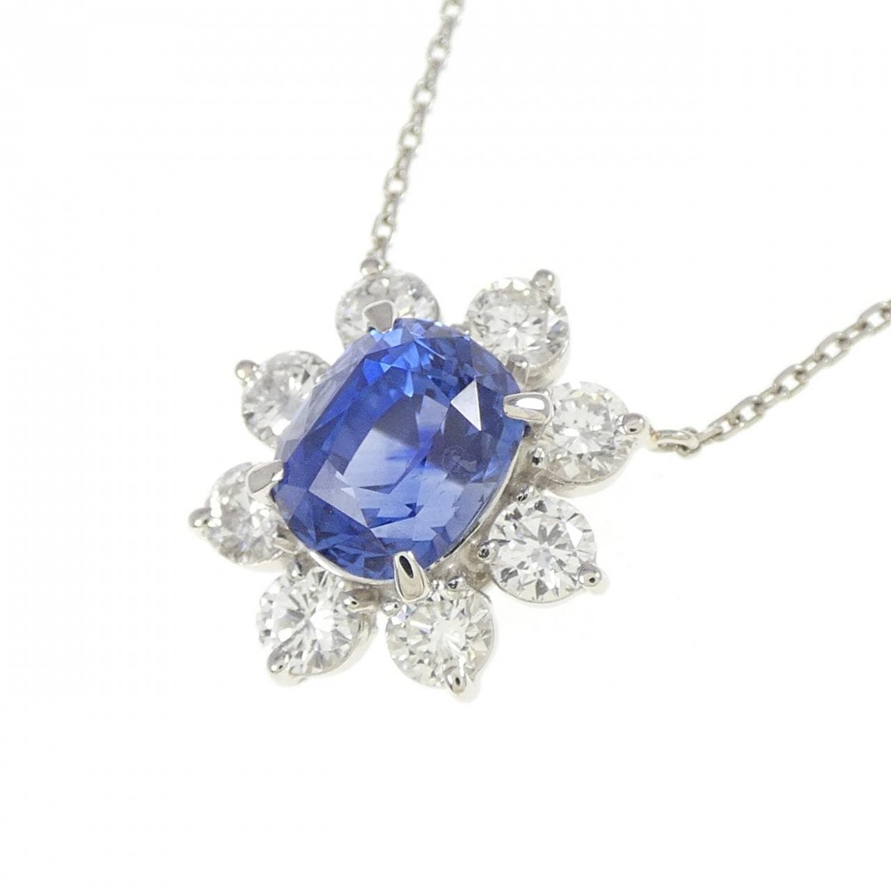 PT900/PT850 サファイヤ ネックレス 1.80CT