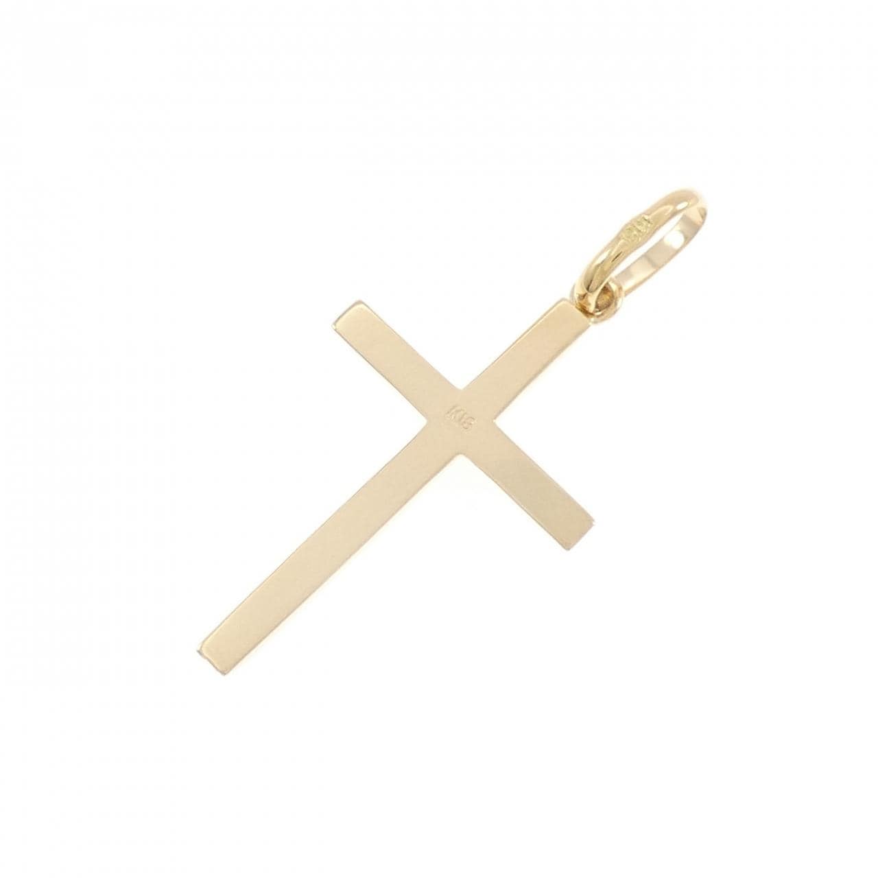 【新品】K18YG クロス ペンダント