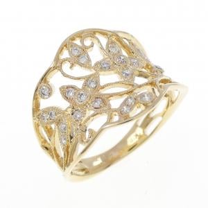 K18YG ダイヤモンド リング 0.22CT