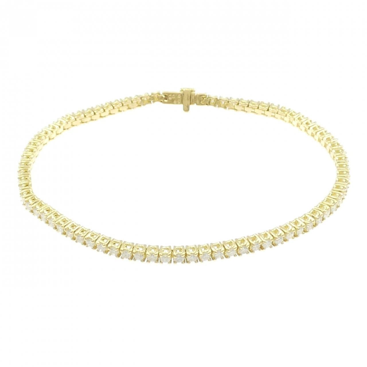 K18YG ダイヤモンド ブレスレット 2.00CT