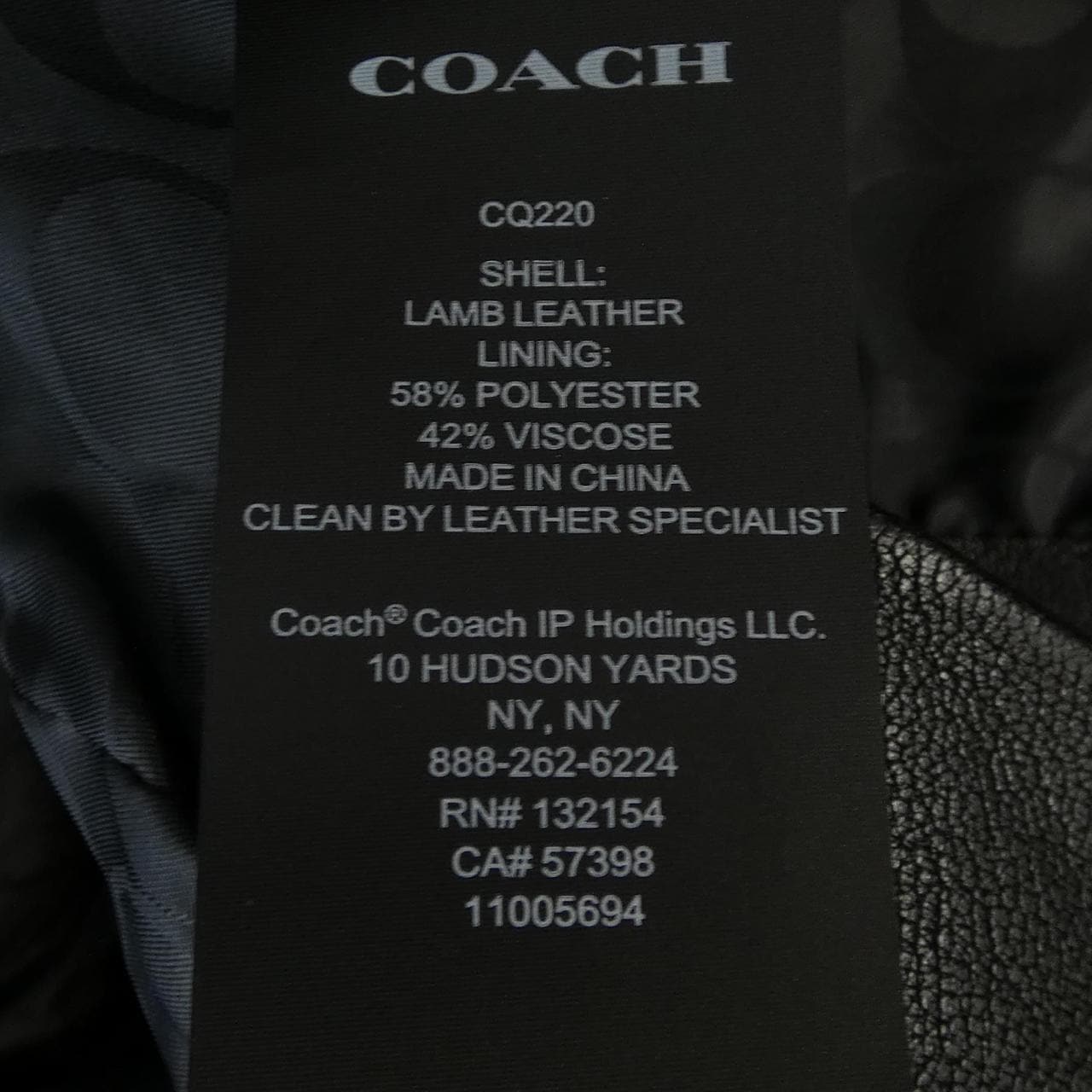 コーチ COACH レザージャケット