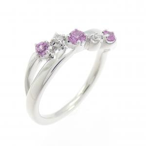 4°C Synthetic Sapphire Ring