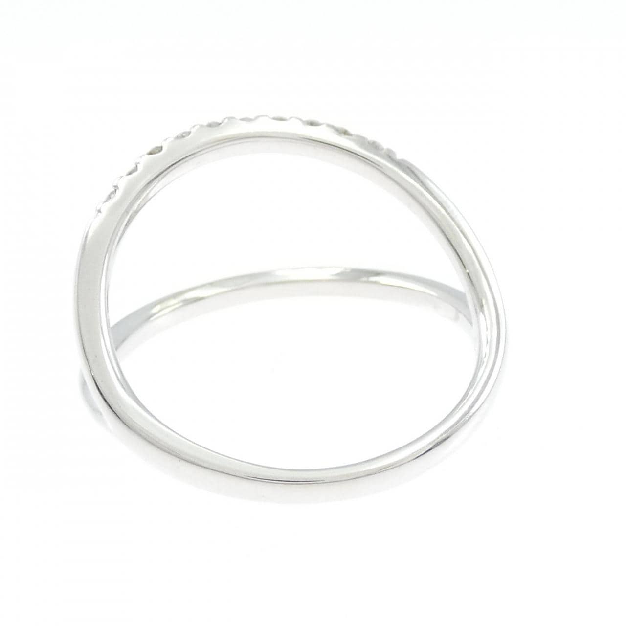 K14WG ダイヤモンド リング 0.10CT