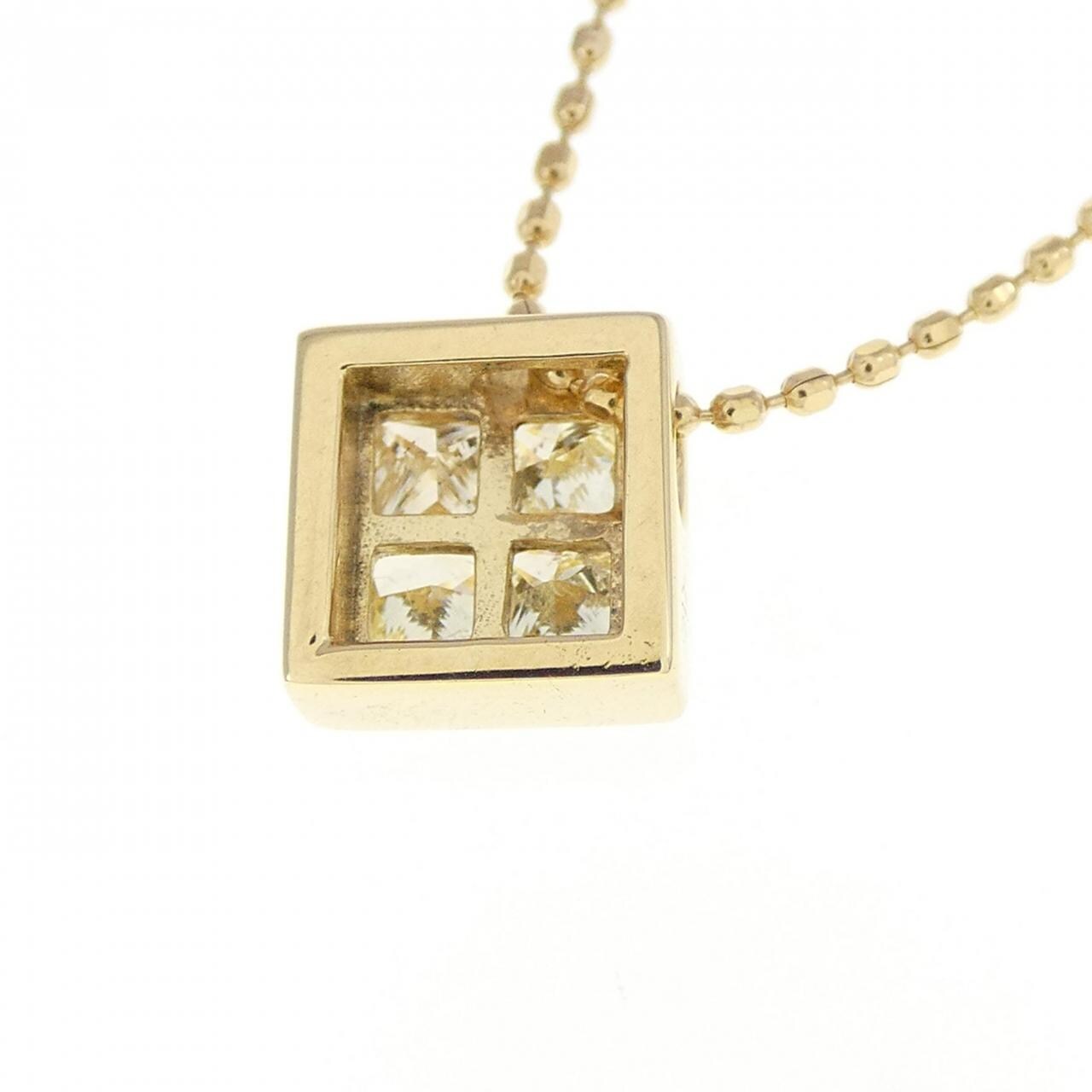 K18YG ダイヤモンド ネックレス 0.30CT