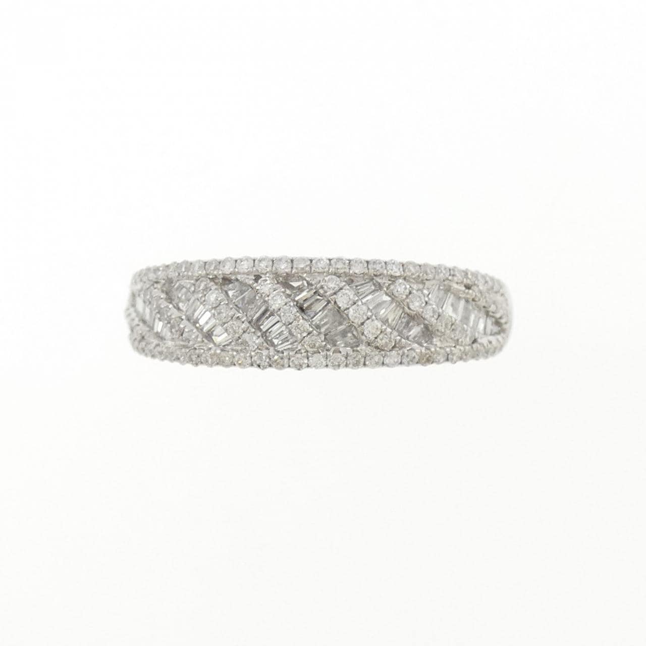 K18WG ダイヤモンド リング 0.55CT