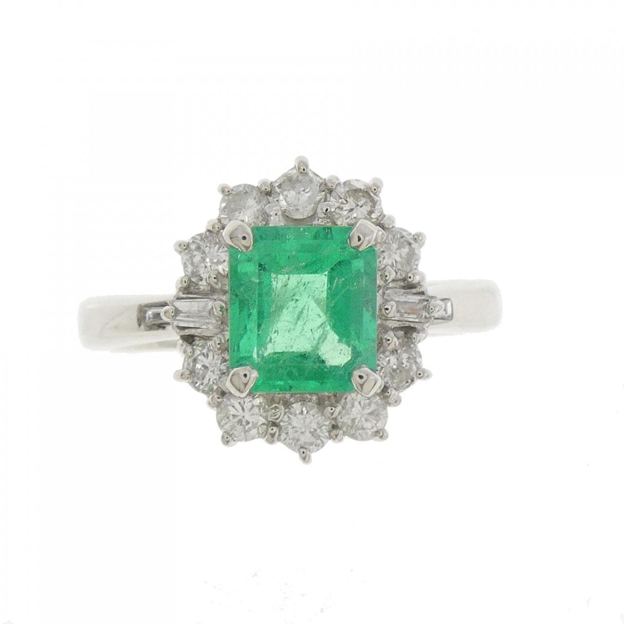 PT900 エメラルド リング 0.87CT