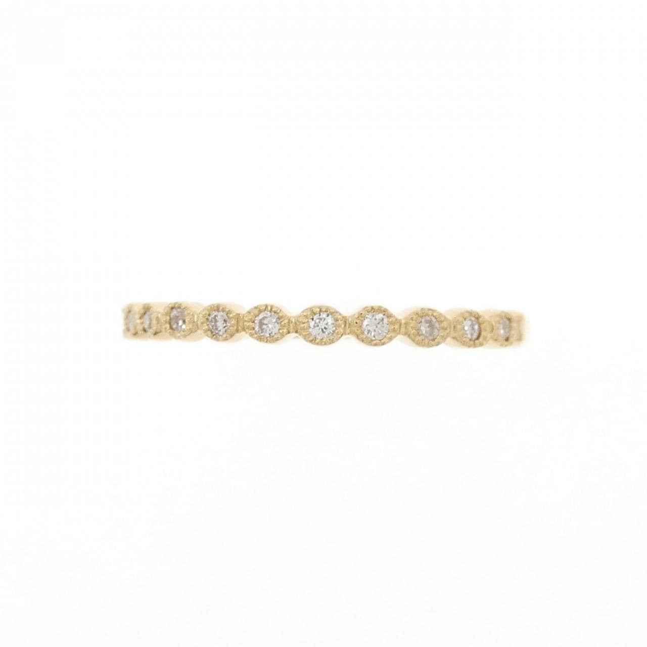 【リメイク】K18YG ダイヤモンド リング 0.10CT