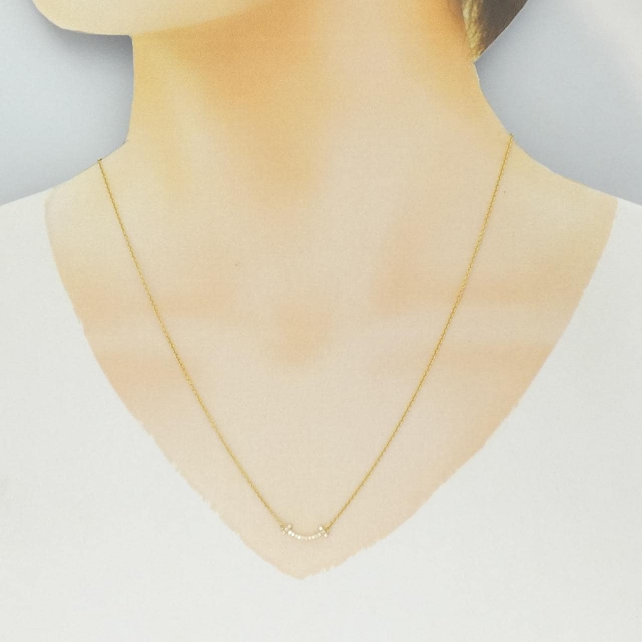 ティファニー Tスマイル ミニ ネックレス