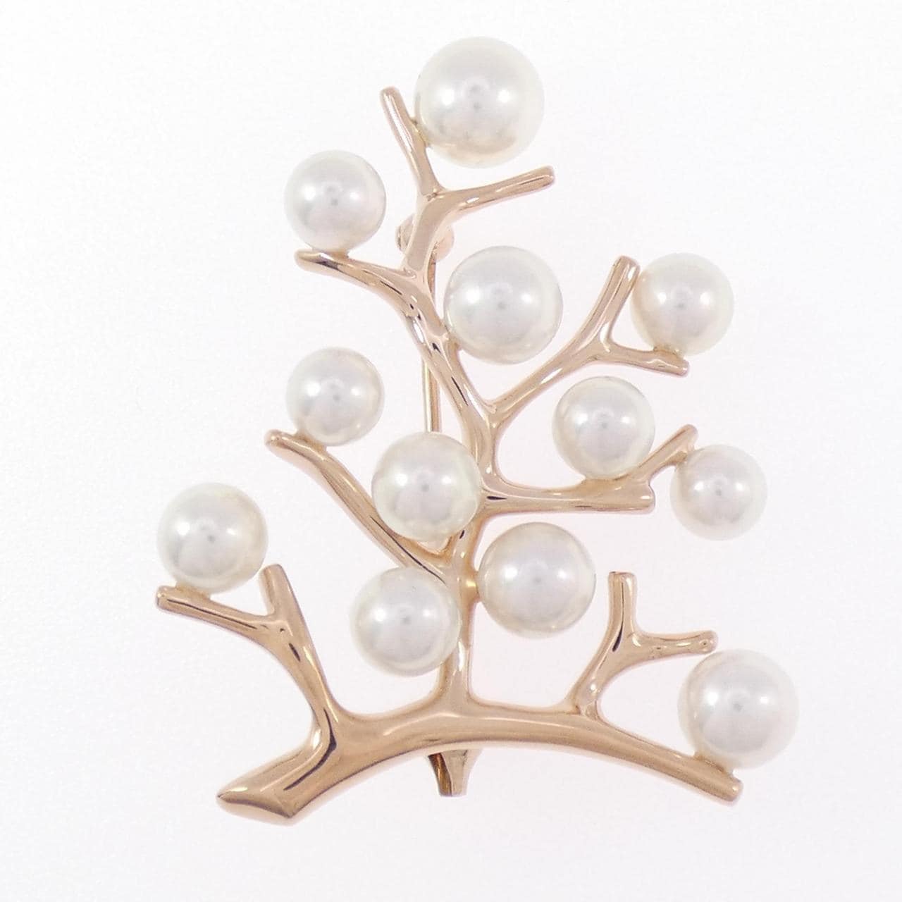 ミキモト コウフクノキ ブローチ