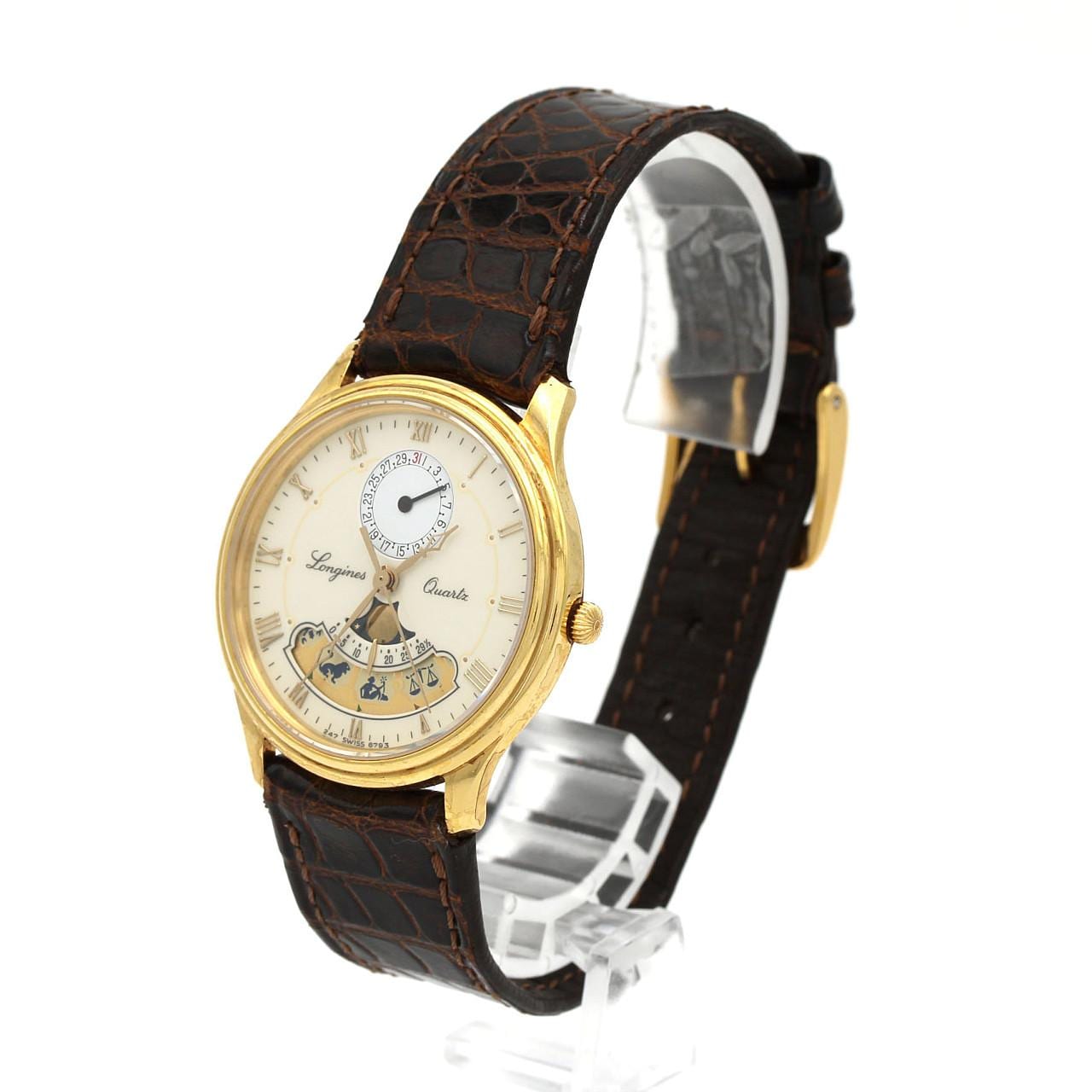 [現況折讓價] LONGINES天文館 YG石英