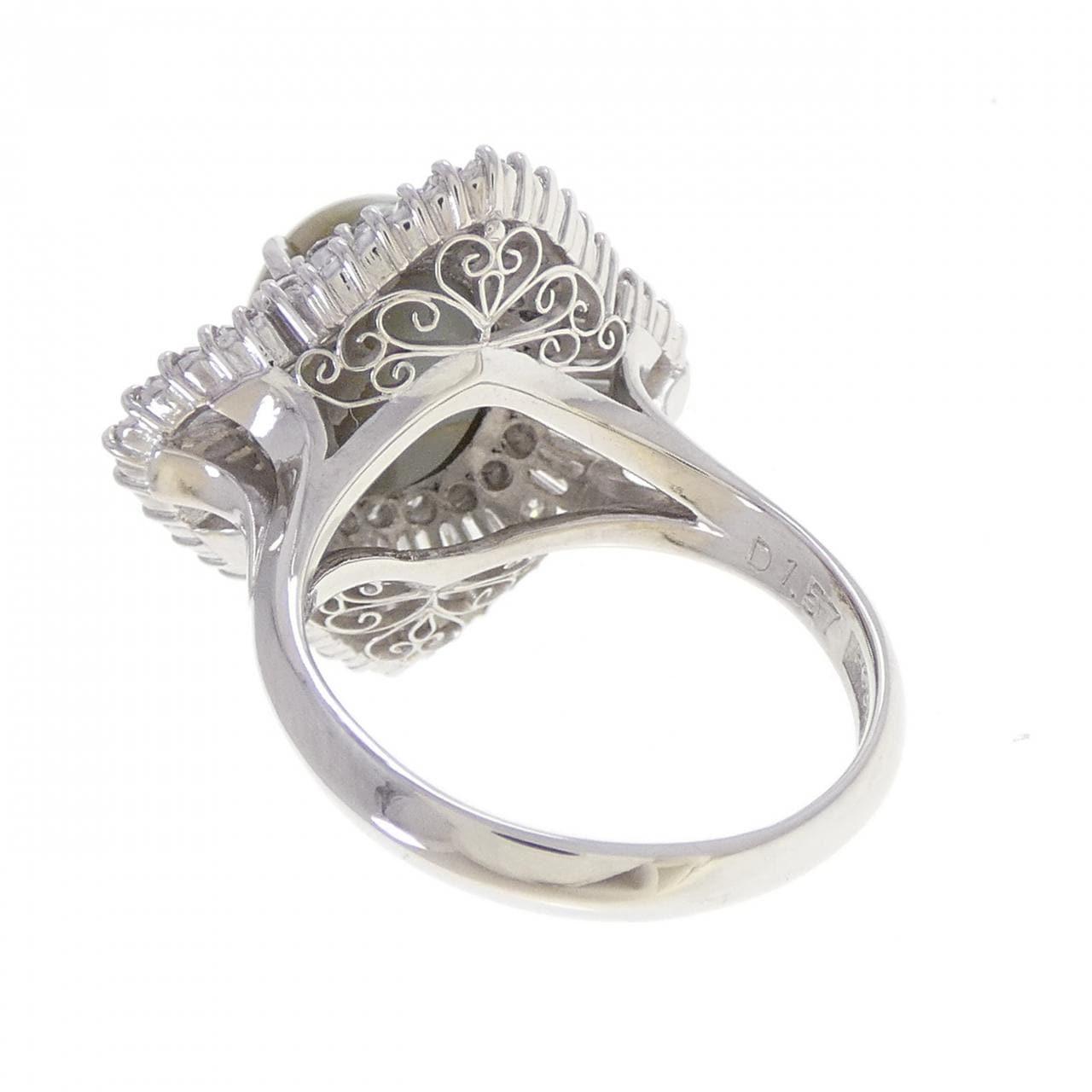 PT900 クリソベリルキャッツアイ リング 7.13CT