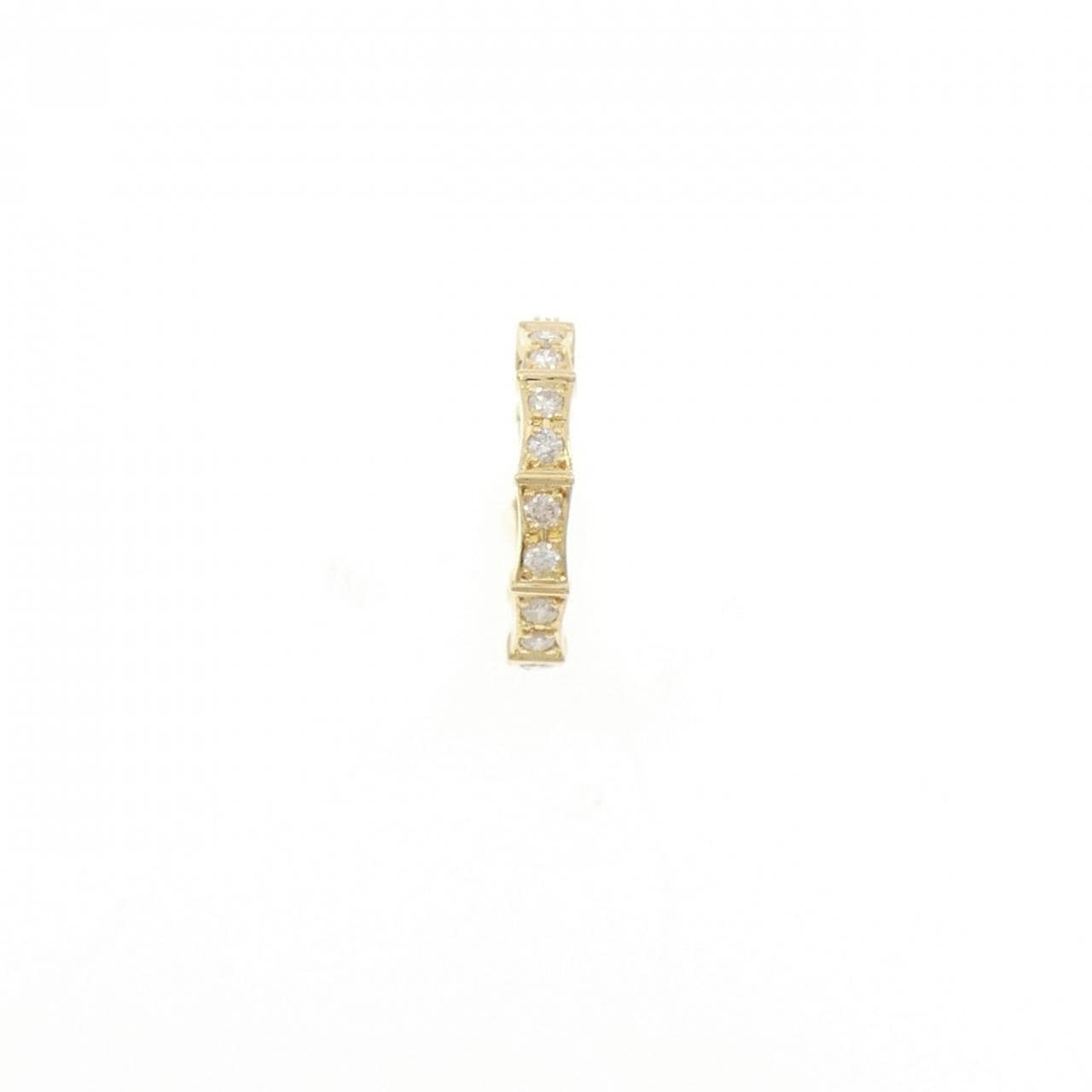 K18YG ダイヤモンド ピアス 0.50CT 片耳
