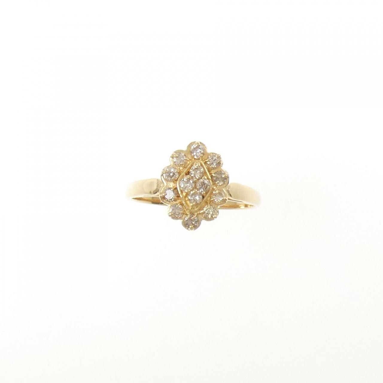 K18YG ダイヤモンド リング 0.30CT