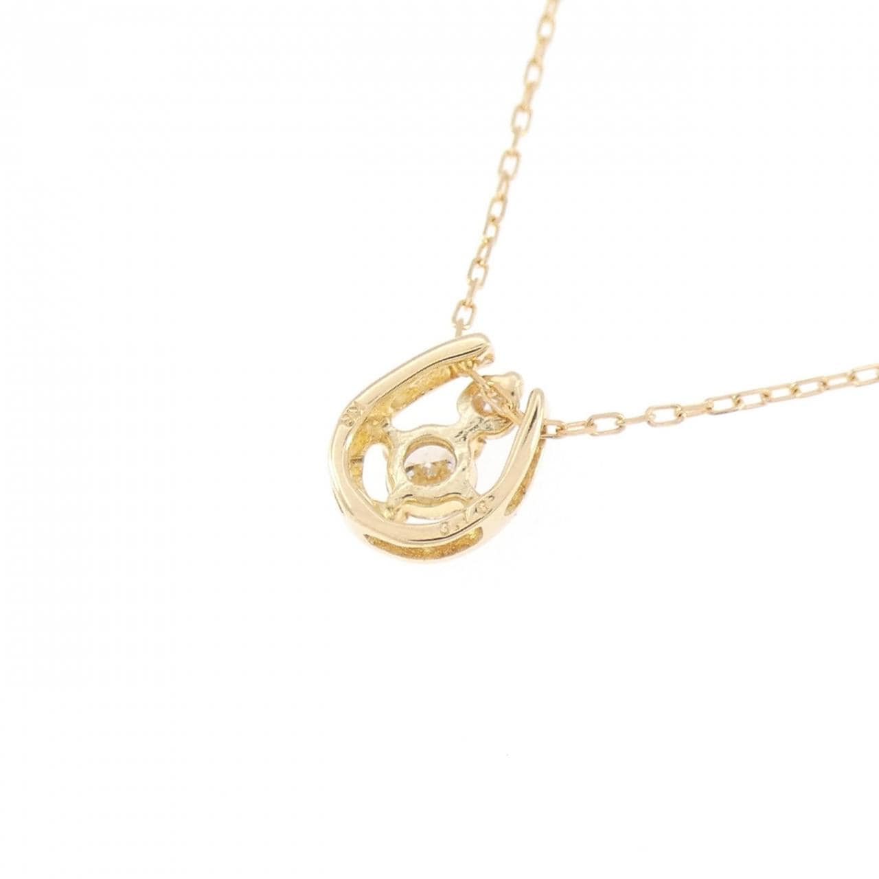 K18YG ダイヤモンド ネックレス 0.10CT
